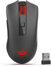 Redragon M652 Optical 2.4G Wireless Mouse with USB Receiver, Portable Gaming & Office Mice, 5 Adjustable DPI Levels, 6 Buttons