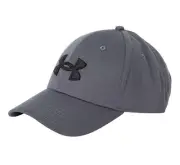Under Armour Mens Blitzing Adjustable Baseball Cap Golf Hat Gray Black UA