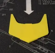 Transformers G1 Rodimus Prime 3D Printed Replacement Spoiler Wing Yellow PETG