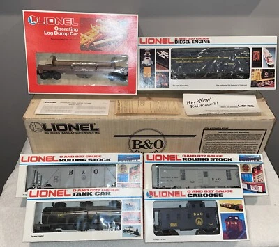 Lionel 1652 Baltimore & Ohio GP-7 Freight Set NEW MINT BOXED