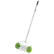 Draper Tools Rolling Lawn Aerator Spiked Drum, 450mm