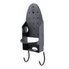 with Hooks Hanger Home Iron Board Storage Rack Iron Stand Shelf Wall Mounted