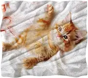 VTGHDEEQ Throw Blanket,Soft Blankets and Throws,Blanket Pet Cats,59x51.1 in