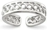 [JewelryWeb] 925 Sterling Silver Solid toe ring