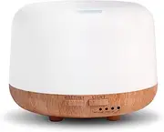 [SPLITSKY] Aromatherapy Essential Oil Diffuser for Home with Remote Control, 300ml Cool Mist Air Humidifier, 8 Hours Quiet Operation, Timer, 7 LED Colors