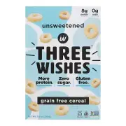 Three Wishes - Cereal Unsweetened Gluten Free 8.6 oz (Pack of 6)