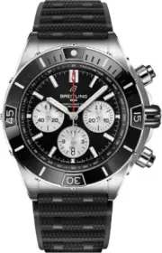 Breitling Super Chronomat AB0136 44mm Black Dial Automatic Date Men's Watch
