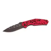 Herbertz Folder Red Stonewash Alum. 9.3 cm Blade - 568212