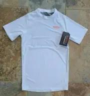 Shock Doctor Unisex Adult Medium Sport Compression White Short Sleeve Shirt NWT