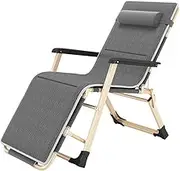 Zero Gravity Lounge Chair, Zero Gravity Chair Patio Lounge Recliner Chair Outdoor Reclining Zero Gravity Chair Folding and Adjustable for Garden Camping Max Load 150KG Lounge Chair Comfortable
