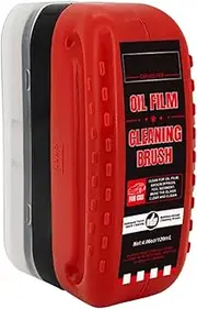 Automotive Oil Film Cleaning Brush, 120ml Window Oil Film Cleaner, Waterproof Auto Window Cleaning Solution Windshield Fog Prevention for Automotive Windshields