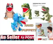 Dinosaur Hand Puppets simulation Plush Toys Dragon for Videos Story play