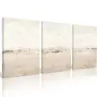Baccone Beige Abstract Wall Art Set of 3 Neutral Canvas Wall Art Prints Boho ...