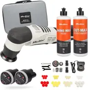 3 Pieces Professional Mini Cordless Polisher with Cutting & Polish Compound Kit
