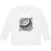 'Cornish Pasty' Children's / Kid's Long Sleeve Cotton T-Shirts (KL047650)