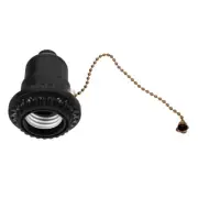 Desk Lamp Holder Light Socket Assembly and Replacement Base with Pull
