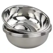 18/10 Stainless Steel Mixing Bowls, Nesting Bowls for Meal Prep, Serving, Bak...