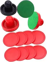 VANZACK 1 Set Air Hockey Replacement Paddles Kit Including Pushers for Table Carnival Arcade and Family Fun