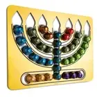 New Golden Menorah Hanukkah Nespresso Coffee Capsules Wall holder dispenser