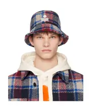 checked fisherman's hat 58 Multicolor