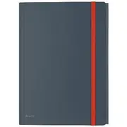Leitz Cosy A4 3-Flap Folder with Display Book Grey