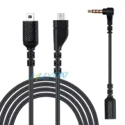USB Audio Cable+Sound Card for Steelseries Arctis 3 5 7 Pro PS4 XBox One Mac PC