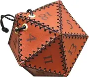 JOINPAYA Dice Storage Bag Dice Pouch Game Beads Bag Coin Purse Bag Dice Bag Pockets Bag of Holding Decorative Dice Bag Practical Dice Bag Jewelry Storage Bag Drawstring Dice Bag Leather