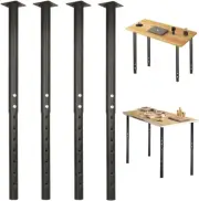 Adjustable Table Legs 36 Inch, Metal Desk Legs, Suitable for DIY Furniture Legs,