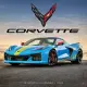 Corvette 2025 7 X 7 Mini Wall Calendar