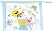 [T's factory] Tees Factory Sponge Bob Fuchiiro Pouch Ocean SB-5544360OC