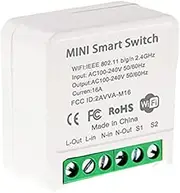 Mini Smart WiFi Relay Switch, DIY Light Switch Module Smart Life/Tuya Application, Wireless Remote Control