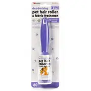 Petkin 2-n-1 Pet Lint Hair Roller & Fabric Freshener Lavender (60ct) | For Dogs/Cats