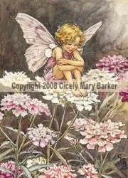 Ceramic Sensations Tile Candytuft Fairy Cicely Mary Barker Faerie Wall Art