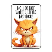 Funny "Only Cat" Fridge Magnet The Purr-fect One & Only One Cat Family Gift