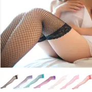 Sexy Erotic Fishnet Stockings Women Lace Mesh Thigh-Highs Pantyhose Long Socks