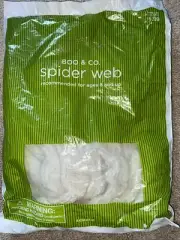 HALLOWEEN Boo & Co. SPIDER WEB, COBWEB 2.4 oz.68 g. NEW!
