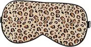 Baluue 1pc Leopard Print Eye Mask Eye for Sleeping Blackout Silk Blindfold Satin Sleep Eye Mask Sleep Eyes Sleep Mask Sleeping Eye Mask Satin Eye Mask for Sleeping Silk
