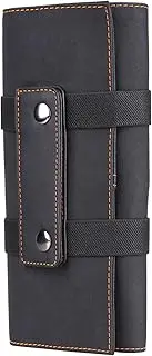Hair Stylist Scissor Holder Pouch Cases for Hairdressers, Salon Tools Holster Bag, Soft Fabric Roll-Up Organiser