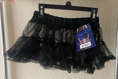 Raveware Light Up Petticoat/Tutu/Skirt Black One Size Dance/Costume/Party/Play