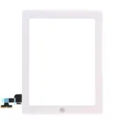 Digitizer Home Button Assembly for Apple iPad 2 White Front Glass Touch Screen