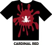 Cardinal Red 12 x 15 Heat Transfer Vinyl for Shirts - HTV Iron On Layerable