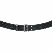 872 - Women's Contoured Duty Belt Suede Lined, 2.25" (58mm) Black Basketweave