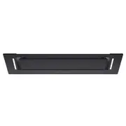 Schweigen 90cm Non-Silent Undermount Rangehood - Black/ Glass