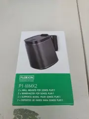 Flexson P1-WMX2 Black Wallmounts For. Sonos Play1 Speakers Pair