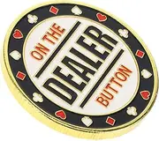 Banker Number Sign Buttons Party Supply Poker Gambling Tokens Game Supplies Game Tokens Counting Money Tokens Poker Accessories Chips Plaything Poker Chips Metal Game Markers Iron