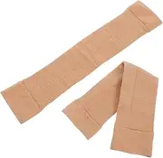 [FRCOLOR] 1Pair Elastic Arm Sleeves for Men and Women Lightweight Compression Protectors for Sports Yoga Daily Wear Breathable Comfortable Fit Conceal Scars Skin Quality Enhance