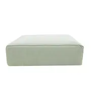 [James Lane] Riley Linen Oatmeal Modular Big Ottoman