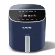 8QT Brio Air Fryer Plus Deep Blue, Digital LED Touch Screen with Cool White D...