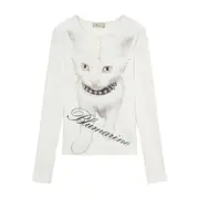 [Blumarine] Blumarine Printed Jersey T-shirt XS WHITE