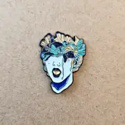 BUTTERFLY WOMAN Enamel Pin - Goth - Macabre - Horror